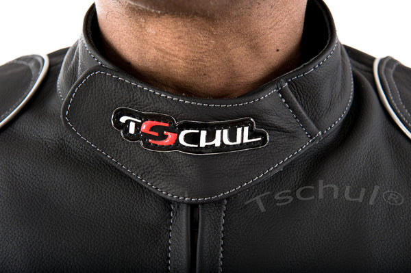 (820) Sportliche Motorrad-Lederjacke Herren in *MATT-LEDER*