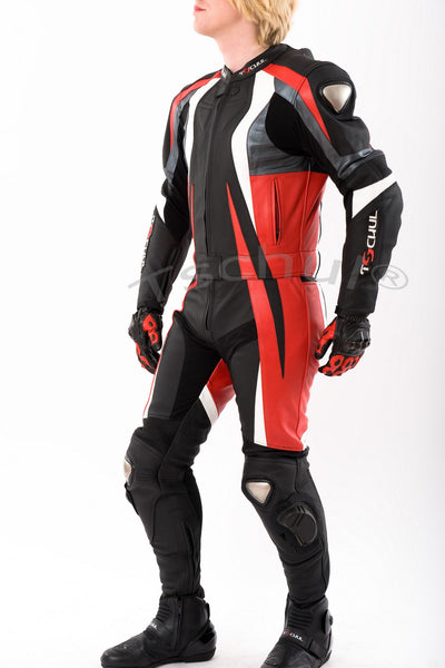 (747) Herren-Motorradkombi TSCHUL *RED*