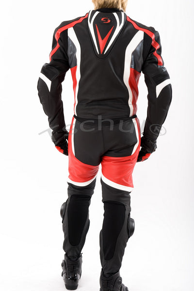 (747) Herren-Motorradkombi TSCHUL *RED*