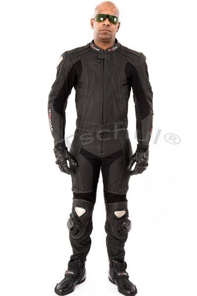 (747) Herren-Motorrad Kombi TSCHUL *All Black*