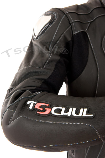 (747) Herren-Motorrad Kombi TSCHUL *All Black*