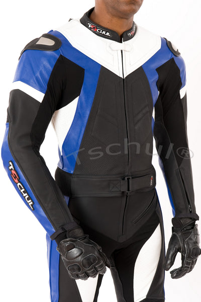 (737) Herren-Motorradkombi *Blue*