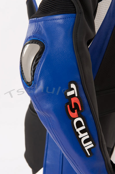 (737) Herren-Motorradkombi *Blue*