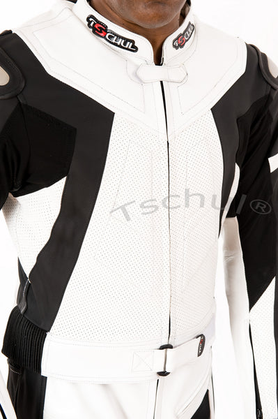 (737) Herren Motorradkombi *White*