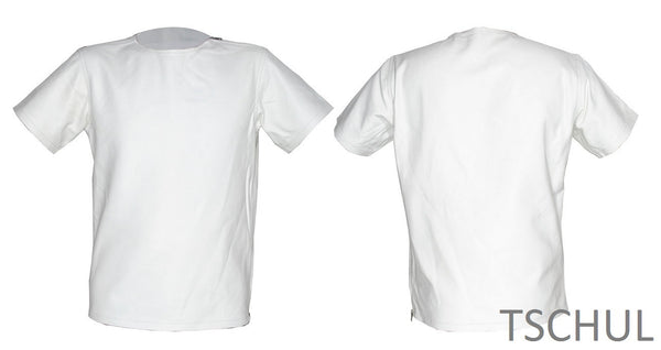 (101) Herren Leder Shirt 'LAMM-NAPPA' White