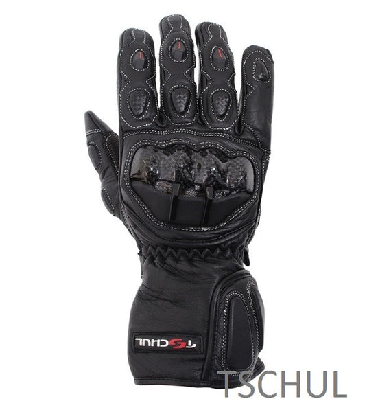 (230) Motorrad-Sporthandschuh Carbon Schutz *All Black*