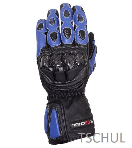 230 Motorrad-Sporthandschuh Carbon Schutz *Blue*