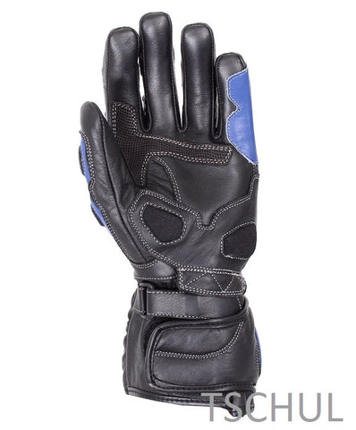 230 Motorrad-Sporthandschuh Carbon Schutz *Blue*