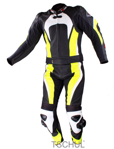 (575)  zweiteilige Racing Motorrad-SportKombi "FLUORESCENT"