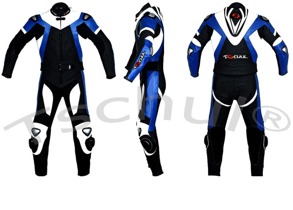 (737) Herren-Motorradkombi *Blue*